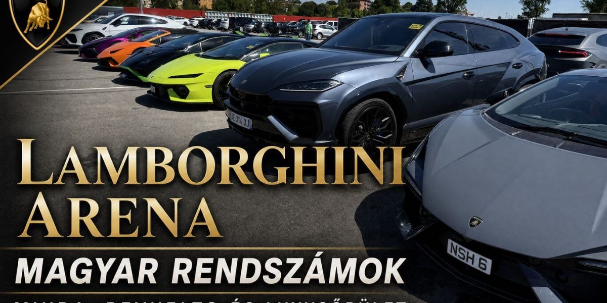 Lamborghini Arena Magyar rendszámok Miura, Revuelto és luxusőrület