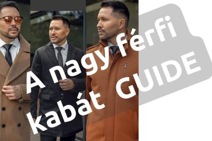 Nagy férfi kabát Guide